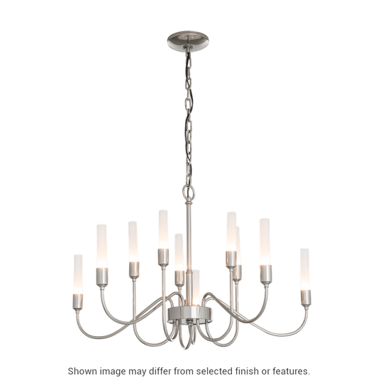 Lisse 10-Arm Chandelier - White by Hubbardton Forge