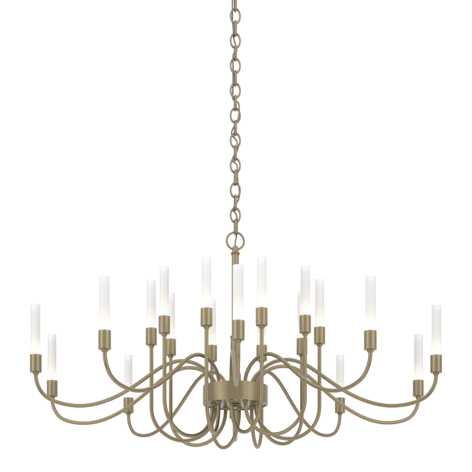 Lisse 20-Arm Chandelier - Soft Gold by Hubbardton Forge