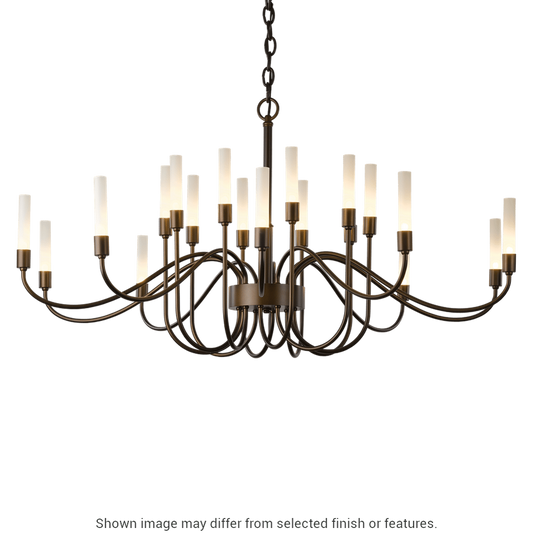 Lisse 20-Arm Chandelier - White by Hubbardton Forge