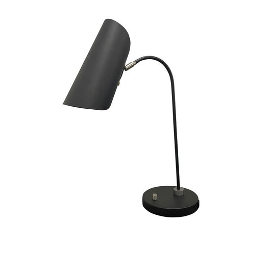 Logan Table Lamp - L350-BLKSN - Black/Satin Nickel by House of Troy