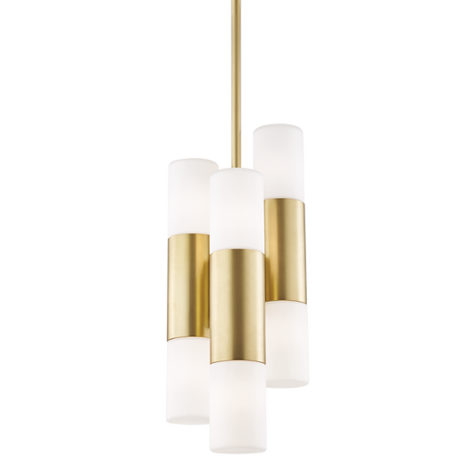 Lola Pendant - 6-Light - Aged Brass - Mitzi H196706-AGB