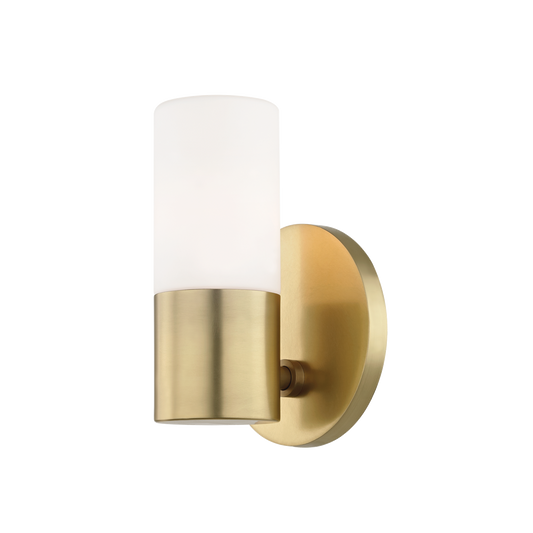 Lola Wall Sconce - 1-Light - Aged Brass - Mitzi H196101-AGB