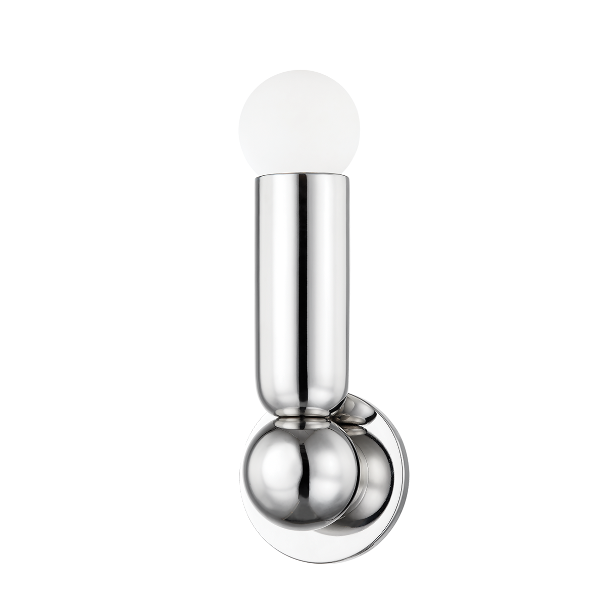 Lolly Wall Sconce - 1-Light - Polished Nickel - Mitzi H720101-PN