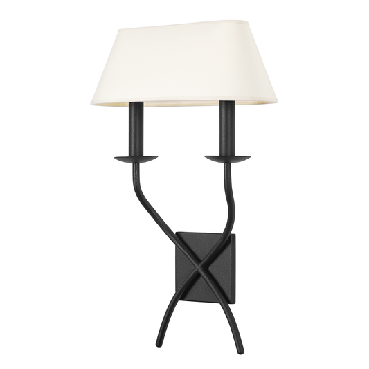 Lomita Wall Sconce - 2-Light - Forged Iron - Troy Lighting B8822-FOR