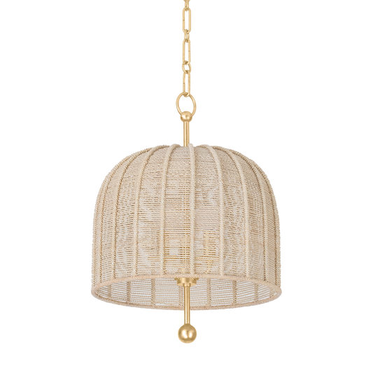 Lonnie Pendant - 3-Light - Vintage Gold Leaf - Troy Lighting F1615-VGL