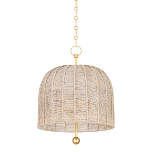 Lonnie Pendant - 4-Light - Vintage Gold Leaf - Troy Lighting F1620-VGL
