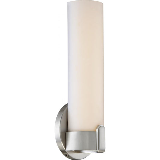 Loop - LED Wall Sconce - Brushed Nickel Finish - Satco 62-921