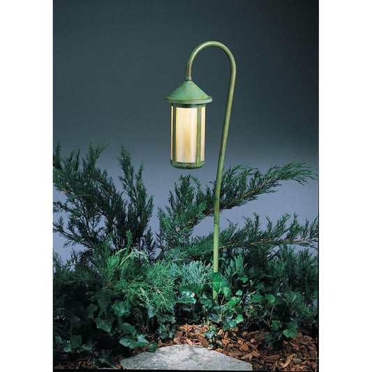 Low Voltage 6″ Berkeley Long Body, 36″ Bo Peep Stem - LV36-B6LGW-VP - Verdigris Patina by Arroyo Craftsman