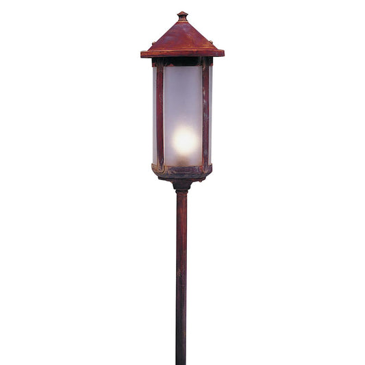 Low Voltage 6″ Berkeley Long Body Stem Mount - LV18-B6LF-RC - Raw Copper by Arroyo Craftsman