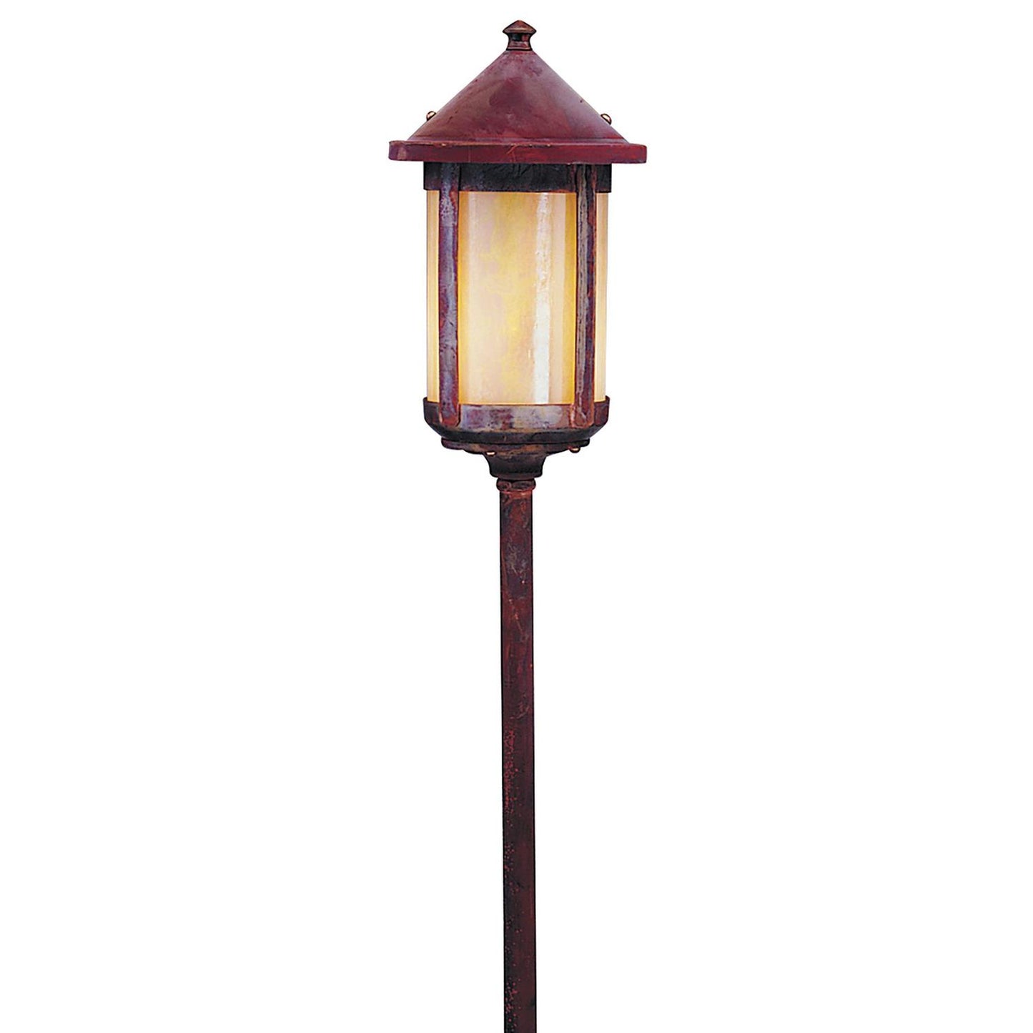 Low Voltage 6″ Berkeley Stem Mount - LV18-B6GW-RC - Raw Copper by Arroyo Craftsman