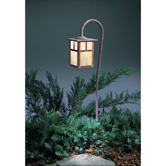 Low Voltage 6″ Mission Fixture With T-Bar Overlay - LV36-M6TGW-RC - Raw Copper by Arroyo Craftsman