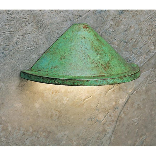 Low Voltage 8″ Berkeley Flush Wall Mount - LVW-B8R-VP - Verdigris Patina by Arroyo Craftsman
