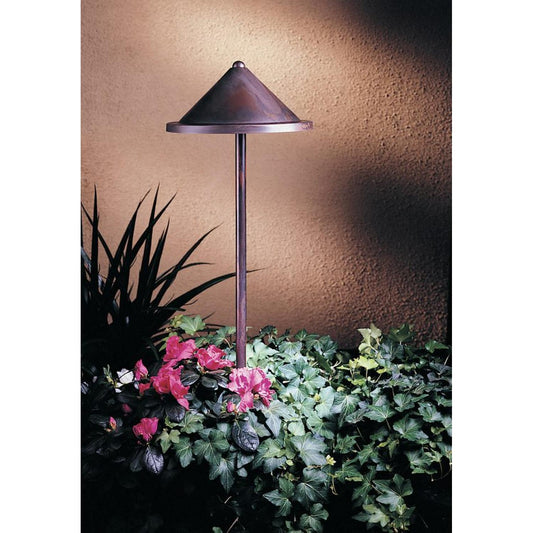 Low Voltage 8″ Berkeley Roof Stem Mount - LV12-B8R-BZ - Bronze by Arroyo Craftsman