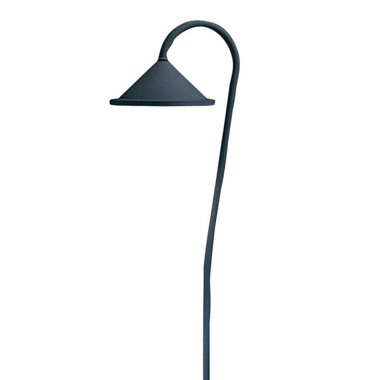 Low Voltage 8″ Berkeley Roof With 36″ Bo Peep Stem - LV36-B8R-BK - Satin Black by Arroyo Craftsman