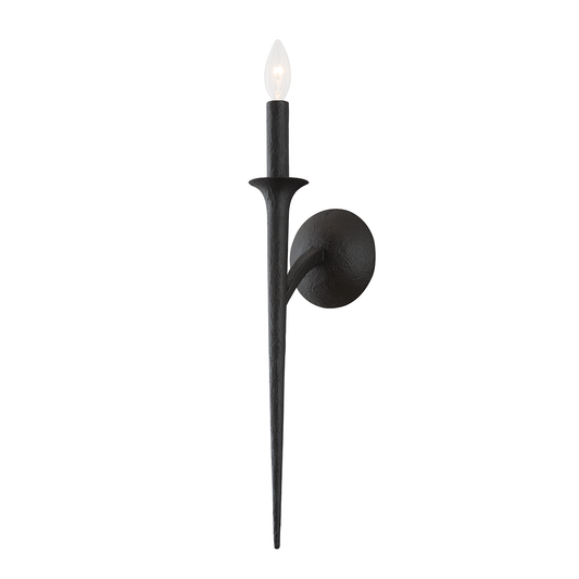 Luca Wall Sconce - 1-Light - Black Iron - Troy Lighting B1071-BI