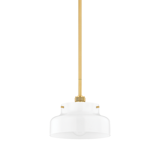 Luella Small Pendant - 1-Light - Aged Brass - Mitzi H790701S-AGB
