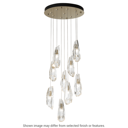Luma 9-Light Large Crystal Pendant - White by Hubbardton Forge