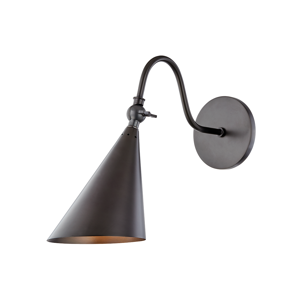 Lupe Wall Sconce - 1-Light - Old Bronze - Mitzi H285101-OB