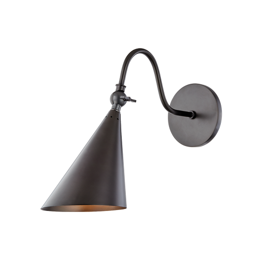 Lupe Wall Sconce - 1-Light - Old Bronze - Mitzi H285101-OB