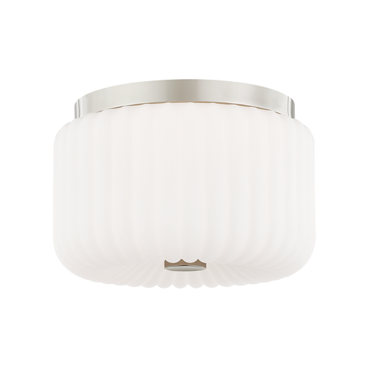 Lydia Flush Mount - 2-Light - Polished Nickel - Mitzi H340502-PN