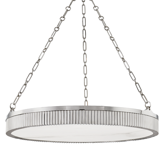 Lynden Chandelier - 8-Light - Polished Nickel by Hudson Valley Lighting
