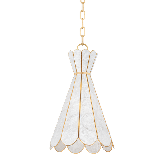 Lyra Pendant - 1-Light - Aged Brass - Mitzi H662701-AGB