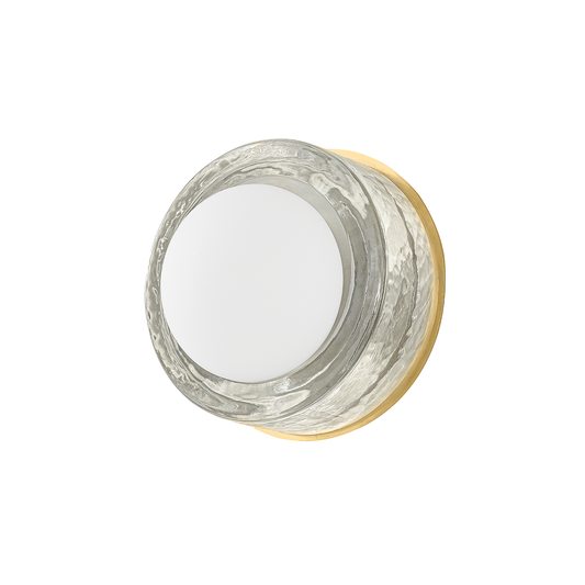 Mackay Round Wall Sconce - Aged Brass by Hudson Valley Lighting