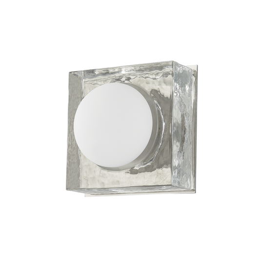 Mackay Square Wall Sconce - Polished Nickel by Hudson Valley Lighting