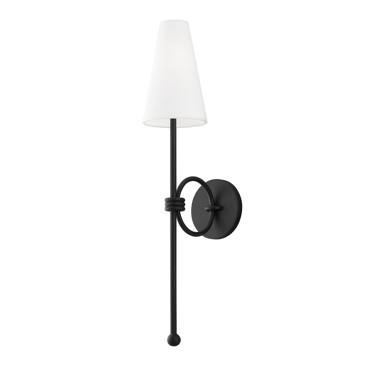 Magnus Wall Sconce - 1-Light - Textured Black - Troy Lighting B3691-TBK