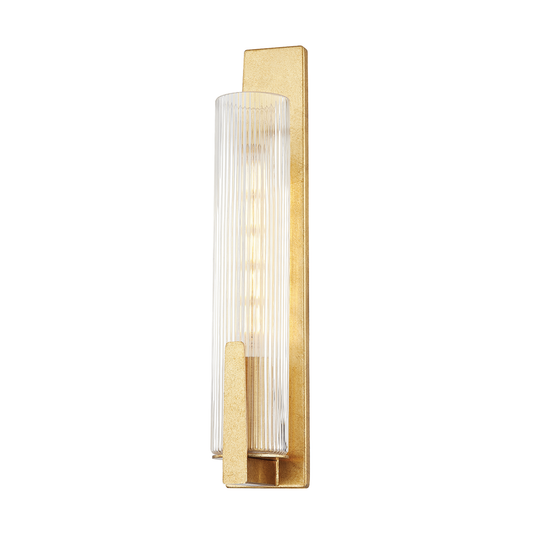 Malakai Wall Sconce - 1-Light - Vintage Gold Leaf - Troy Lighting B6918-VGL