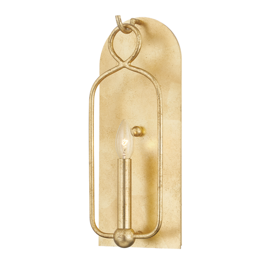 Mallory Wall Sconce - 1-Light - Gold Leaf - Mitzi H512101-GL