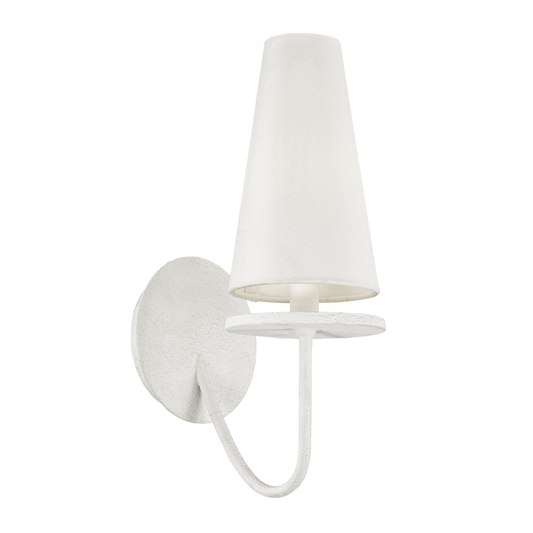 Marcel Wall Sconce - 1-Light - Gesso White - Troy Lighting B6281-GSW