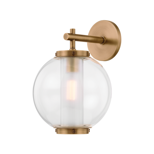 Marco Wall Sconce - 1-Light - Patina Brass - Troy Lighting B6214-PBR