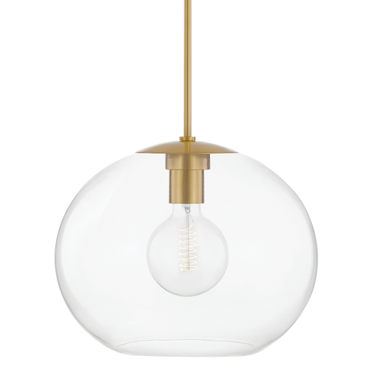 Margot X-Large Pendant - 1-Light - Aged Brass - Mitzi H270701XL-AGB