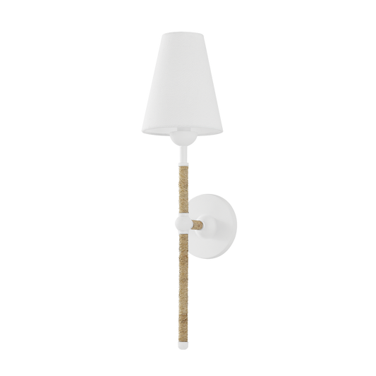 Mariana Wall Sconce - 1-Light - Textured White - Mitzi H708101-TWH