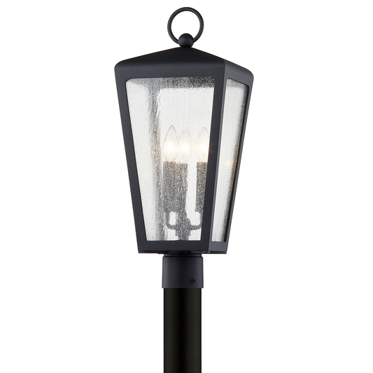 Mariden Post - 3-Light - Textured Iron - Troy Lighting P7605-TRN