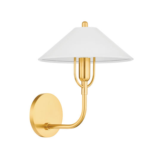 Mariel Wall Sconce - 1-Light - Aged Brass/Soft White - Mitzi H866101-AGB/SWH