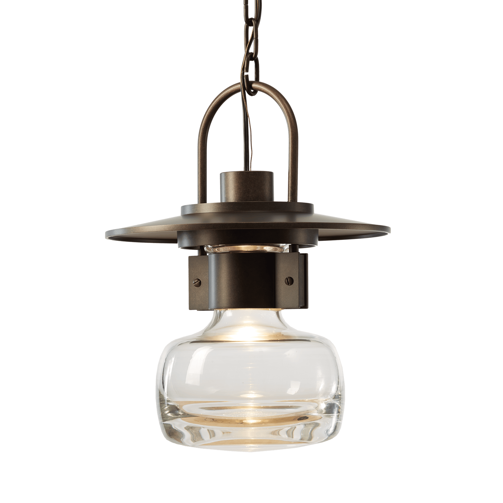 Mason Large Outdoor Ceiling Fixture - White by Hubbardton Forge