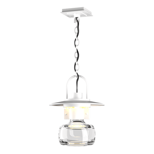 Mason Large Outdoor Ceiling Fixture - White by Hubbardton Forge