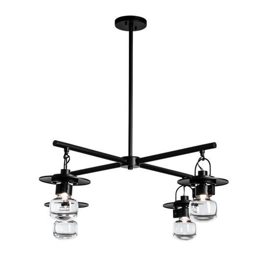 Mason Outdoor 4-Light Pendant - Coastal Black by Hubbardton Forge