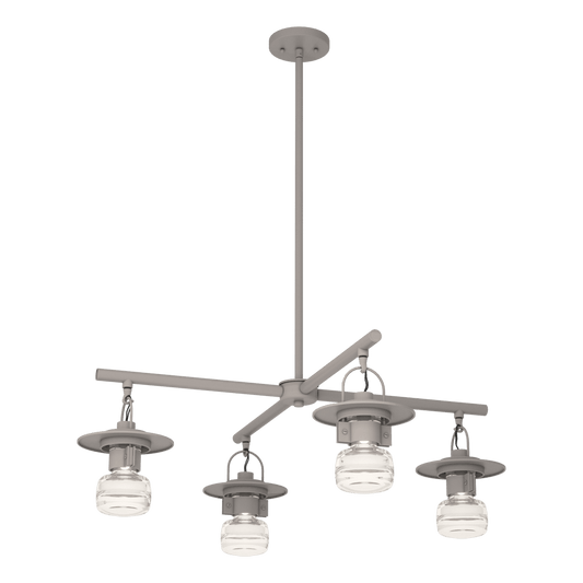 Mason Outdoor 4-Light Pendant - Coastal Burnished Steel by Hubbardton Forge