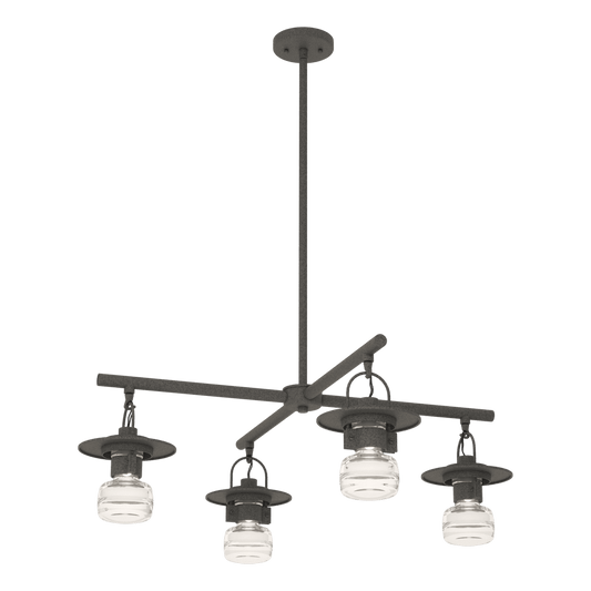 Mason Outdoor 4-Light Pendant - Natural Iron by Hubbardton Forge