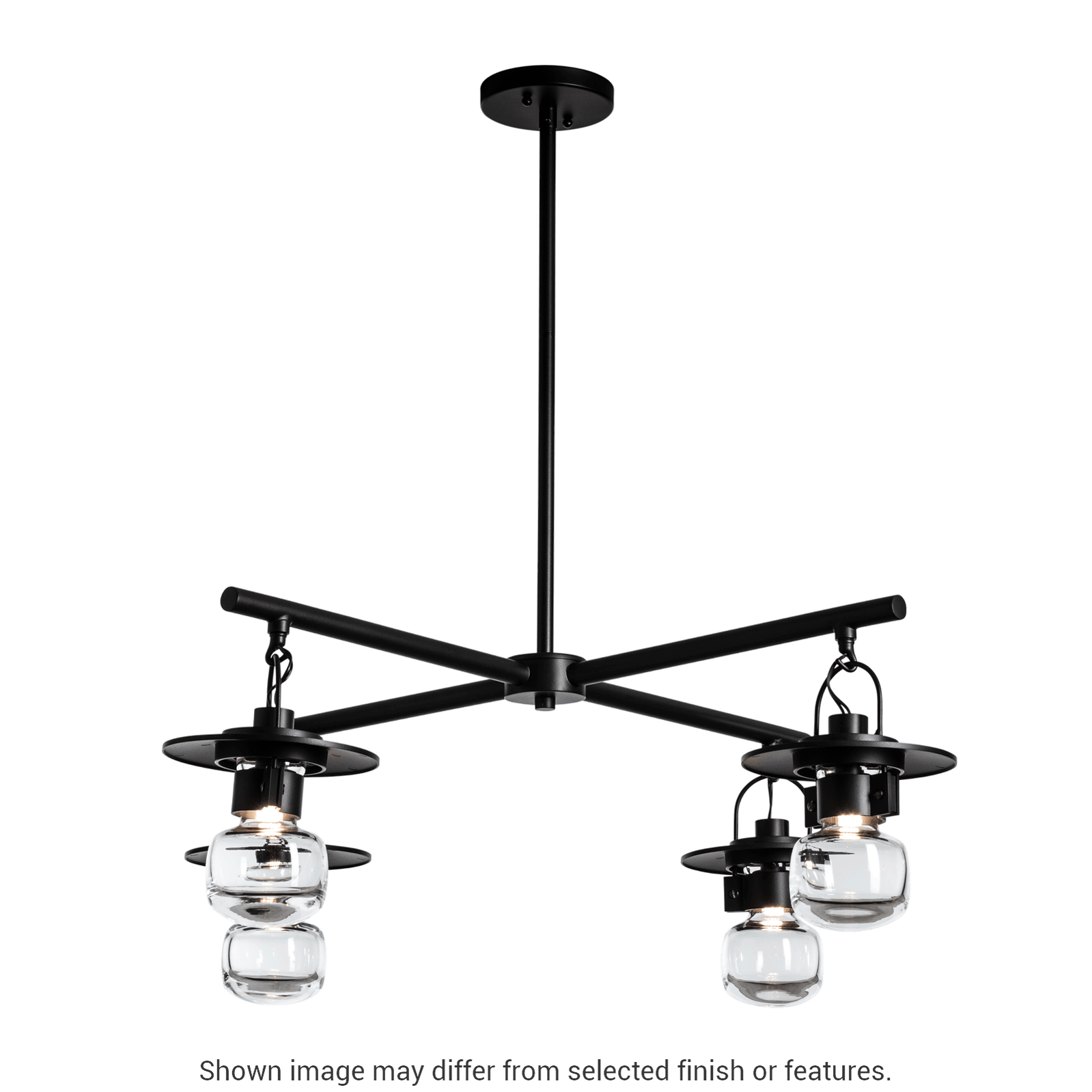 Mason Outdoor 4-Light Pendant - White by Hubbardton Forge