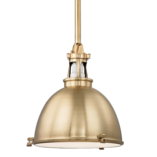 Massena Pendant - Aged Brass by Hudson Valley Lighting