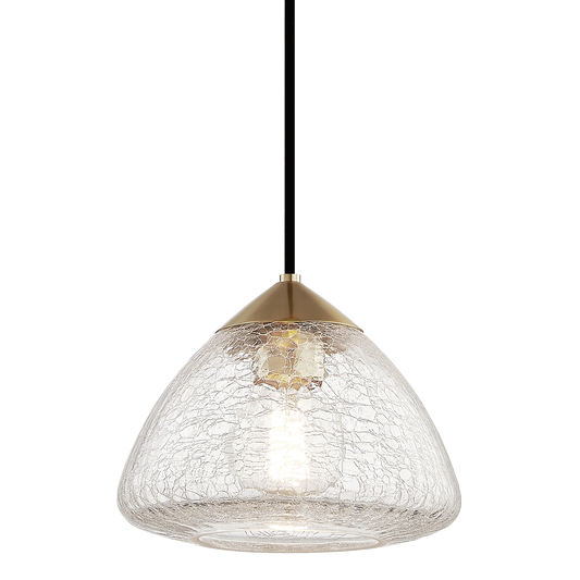Maya Small Pendant - 1-Light - Aged Brass - Mitzi H216701S-AGB
