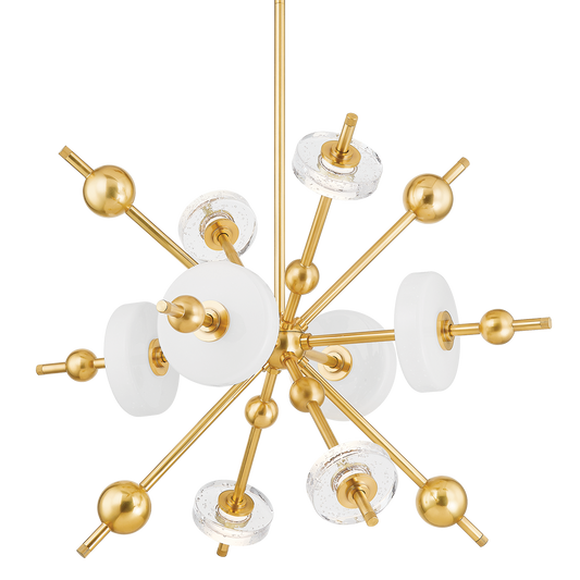 Maynard Chandelier - 8-Light - Aged Brass by Hudson Valley Lighting