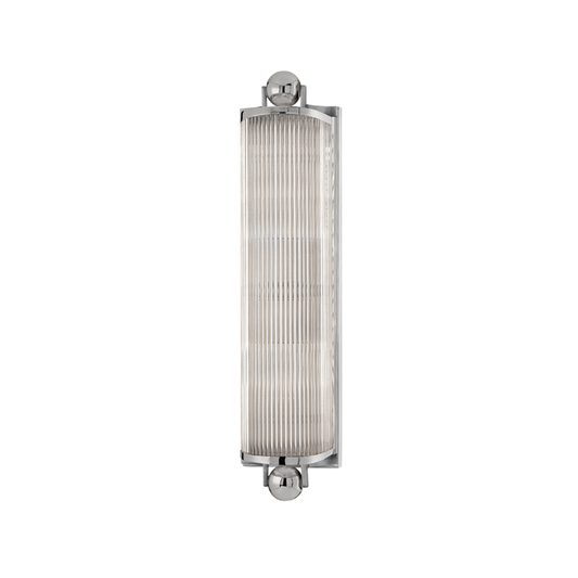 Mclean Vanity Light - 2-Light - Polished Nickel by Hudson Valley Lighting
