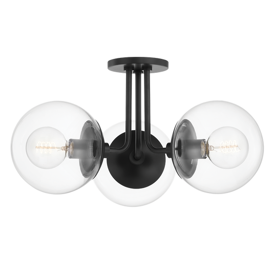 Meadow Semi Flush - 3-Light - Old Bronze - Mitzi H503603-OB
