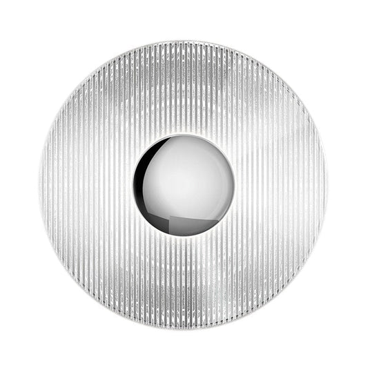 Meclisse LED Sconce - Polished Chrome - Clear Glass by SONNEMAN