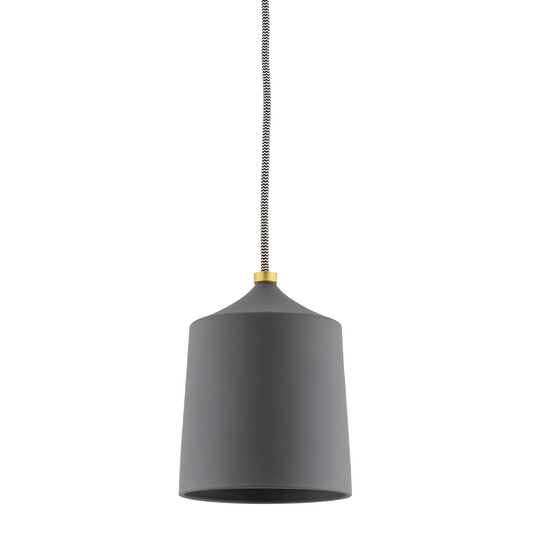 Megan Pendant - 1-Light - Aged Brass/Matte Black - Mitzi H339701-AGB/MB